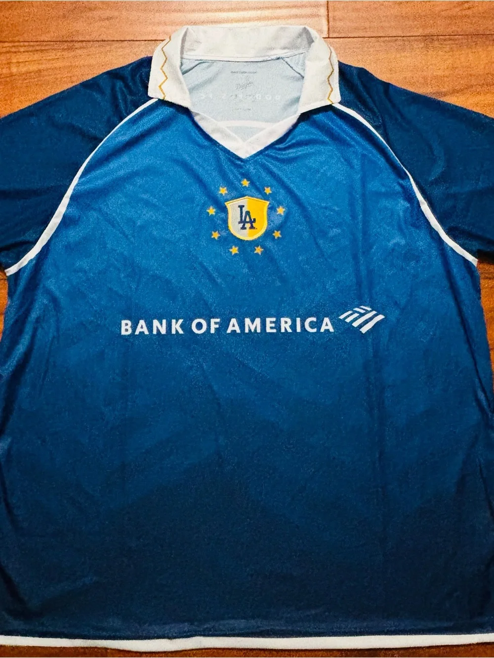 Blue LA Crest Bank of America Men's Jersey